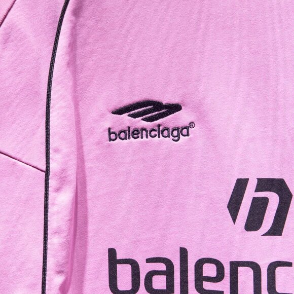 Balenciaga pink long-sleeved T-shirt - Picture 4 of 8